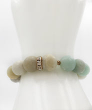 Load image into Gallery viewer, THE EMPRESS - Amazonite Faceted Round Beads Bracelet
